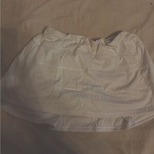 White Lululemon skirt